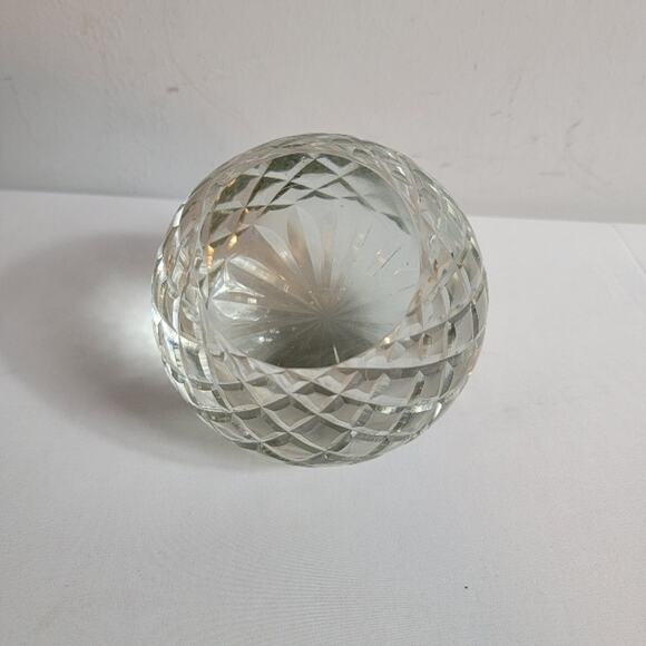 Honeycomb Prism Cut Crystal Glass Gazing Sun Catcher Paperweight Weighted - Picture 5 of 9